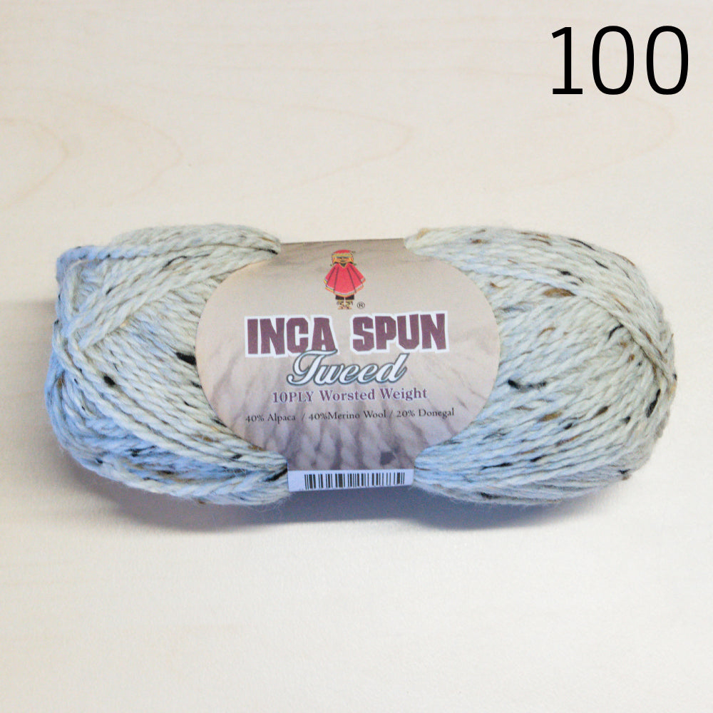 INCA SPUN ALPACA WOOL WORSTED 10 PLY TWEED