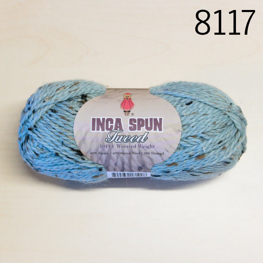 INCA SPUN ALPACA WOOL WORSTED 10 PLY TWEED