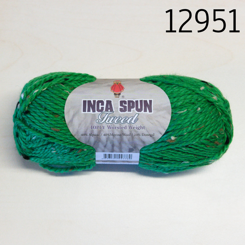 INCA SPUN ALPACA WOOL WORSTED 10 PLY TWEED