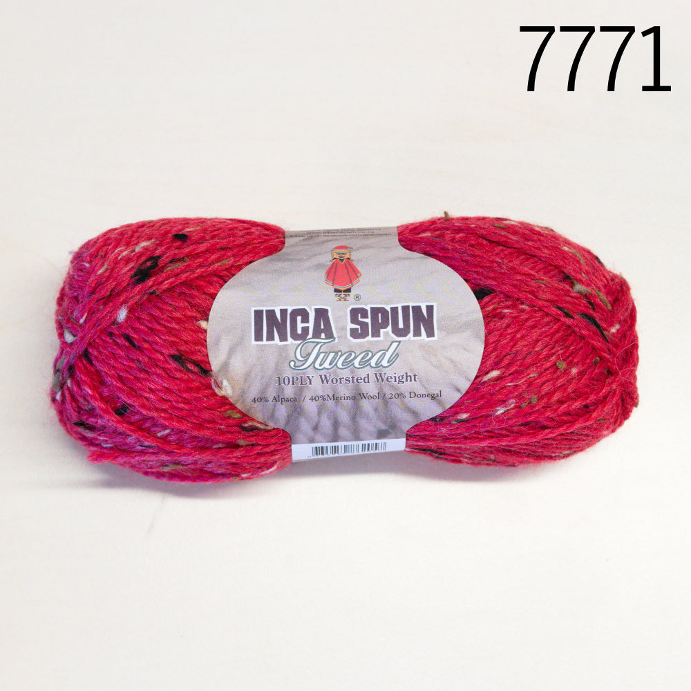 INCA SPUN ALPACA WOOL WORSTED 10 PLY TWEED