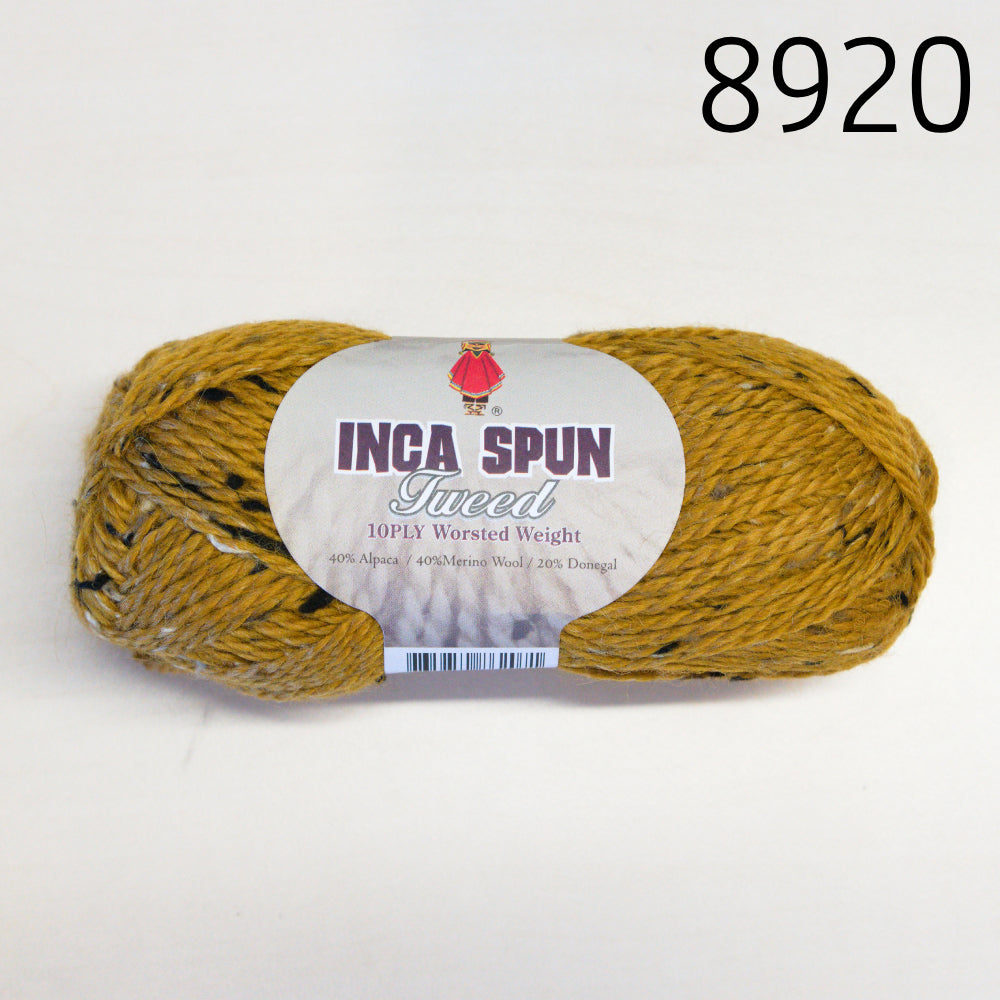 INCA SPUN ALPACA WOOL WORSTED 10 PLY TWEED