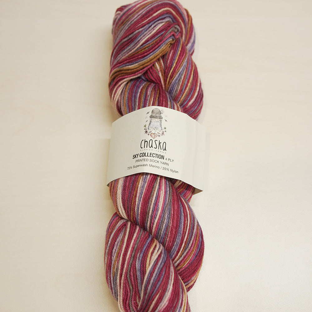 Chaska Sky Collection 4 ply Sock 100g