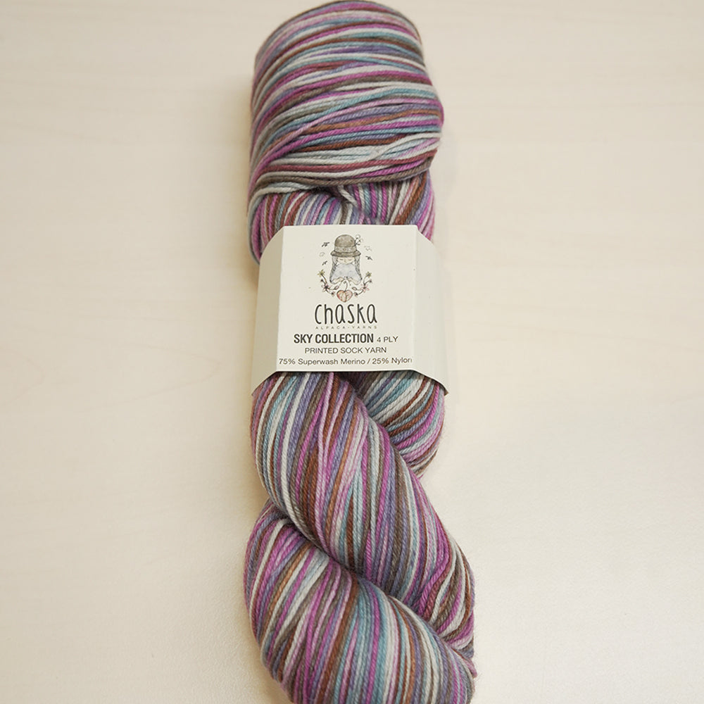 Chaska Sky Collection 4 ply Sock 100g