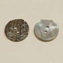 Load image into Gallery viewer, Natural paua shell buttons - 20mm