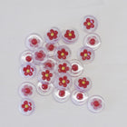 Flower Clear Buttons