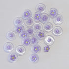 Flower Clear Buttons