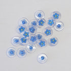 Flower Clear Buttons