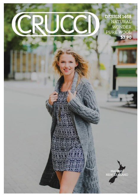 Crucci Pattern 1468 Natural Wonder Long Line Coat