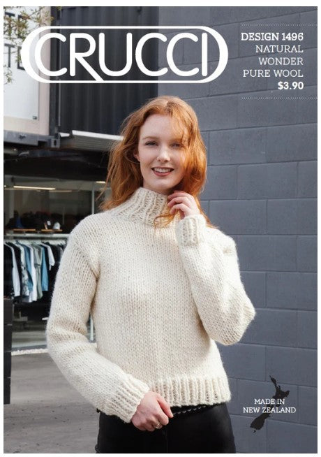 Crucci Pat 1496 Natural Wonder Cream Sweater