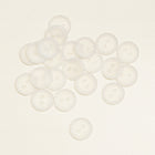 Clear button Blue/ Red