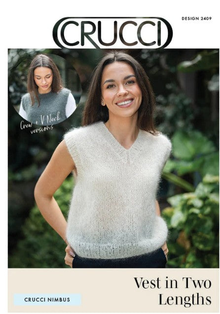 Crucci Knitting Pattern 2409 Nimbus Vest