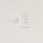 Horn Toggle Buttons White/ Black/Brown