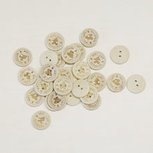 Load image into Gallery viewer, Buttons wooden hand made with love heart
