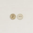 Buttons wooden hand made with love heart