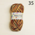 Happy Feet 4 Ply multi-coloured