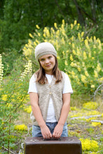 Load image into Gallery viewer, LF65 Collette Vest and Hat in 8 Ply
