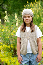 Load image into Gallery viewer, LF65 Collette Vest and Hat in 8 Ply
