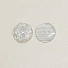 Buttons flower with glitters