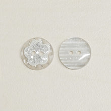 Load image into Gallery viewer, Buttons flower with glitters
