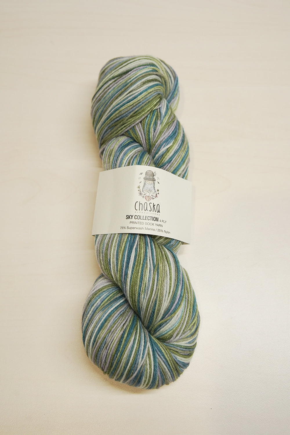 Chaska Sky Collection 4 ply Sock 100g