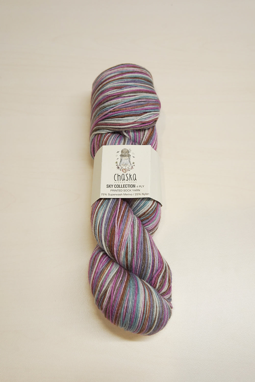 Chaska Sky Collection 4 ply Sock 100g