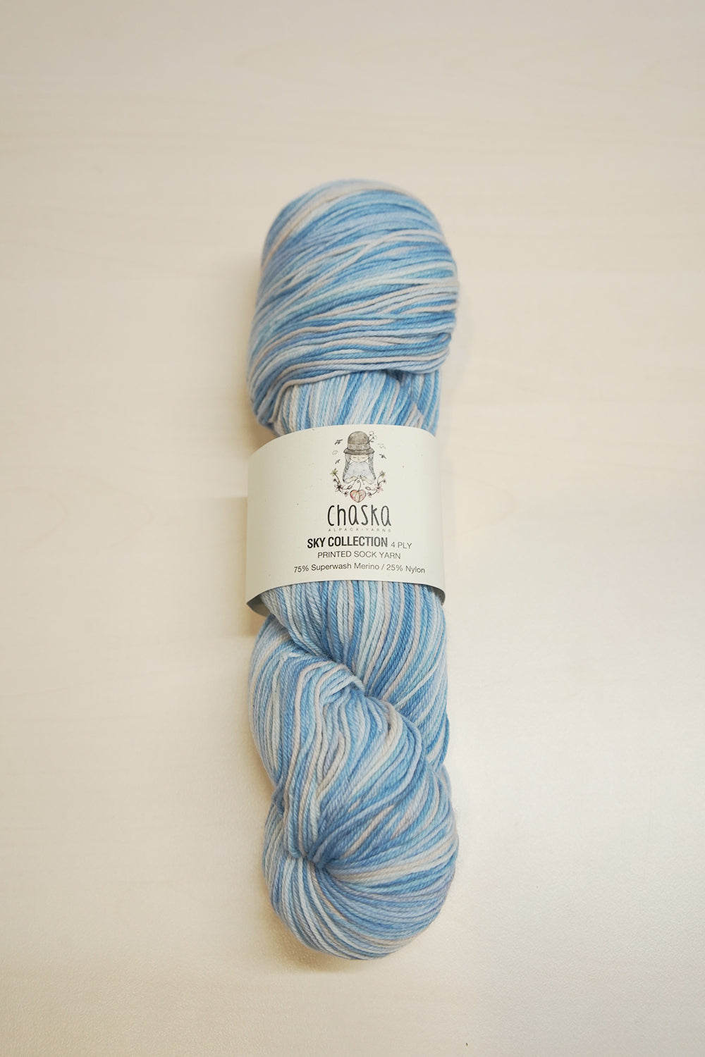 Chaska Sky Collection 4 ply Sock 100g