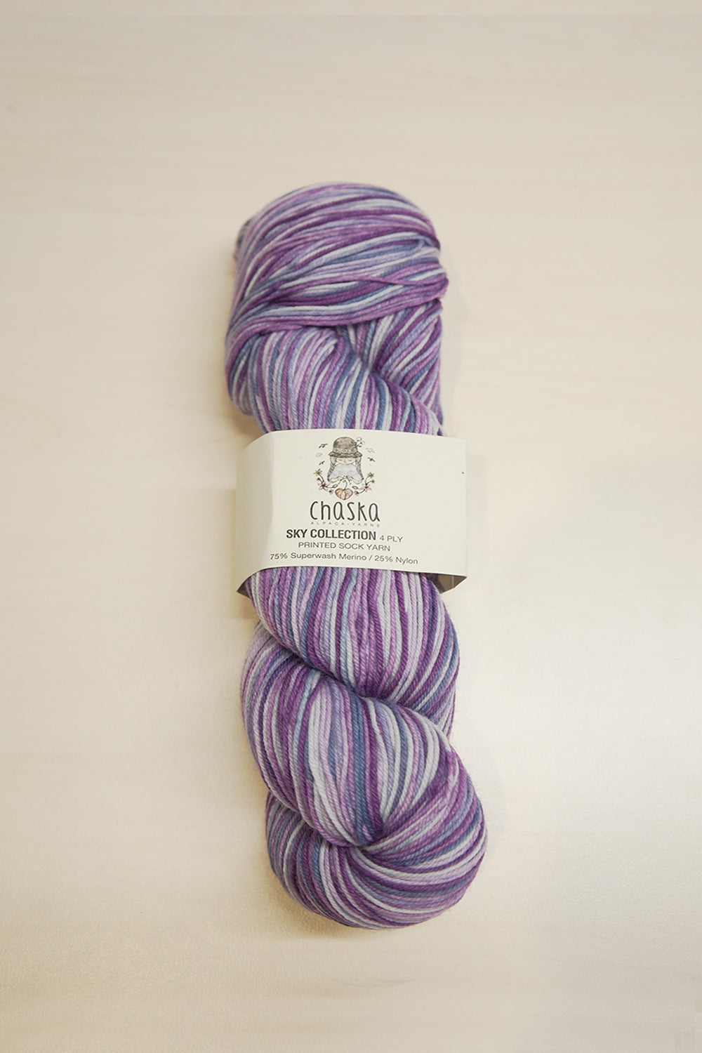 Chaska Sky Collection 4 ply Sock 100g