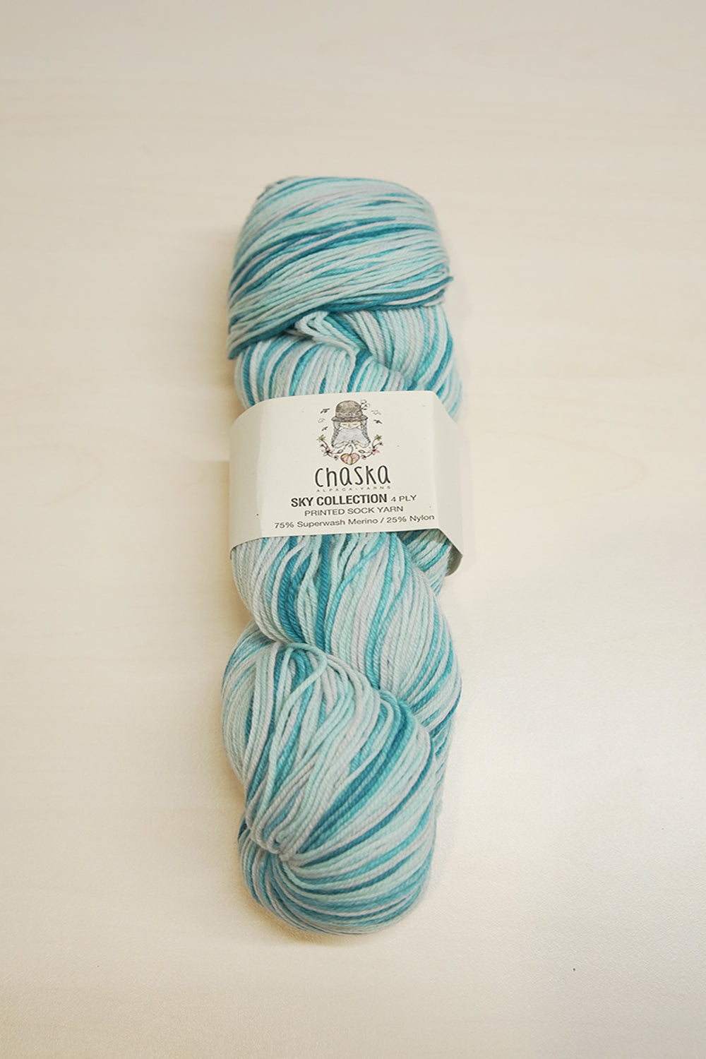 Chaska Sky Collection 4 ply Sock 100g