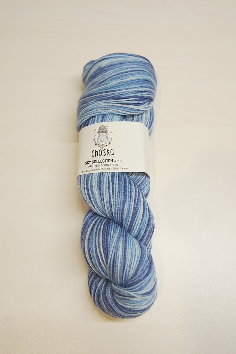 Chaska Sky Collection 4 ply Sock 100g