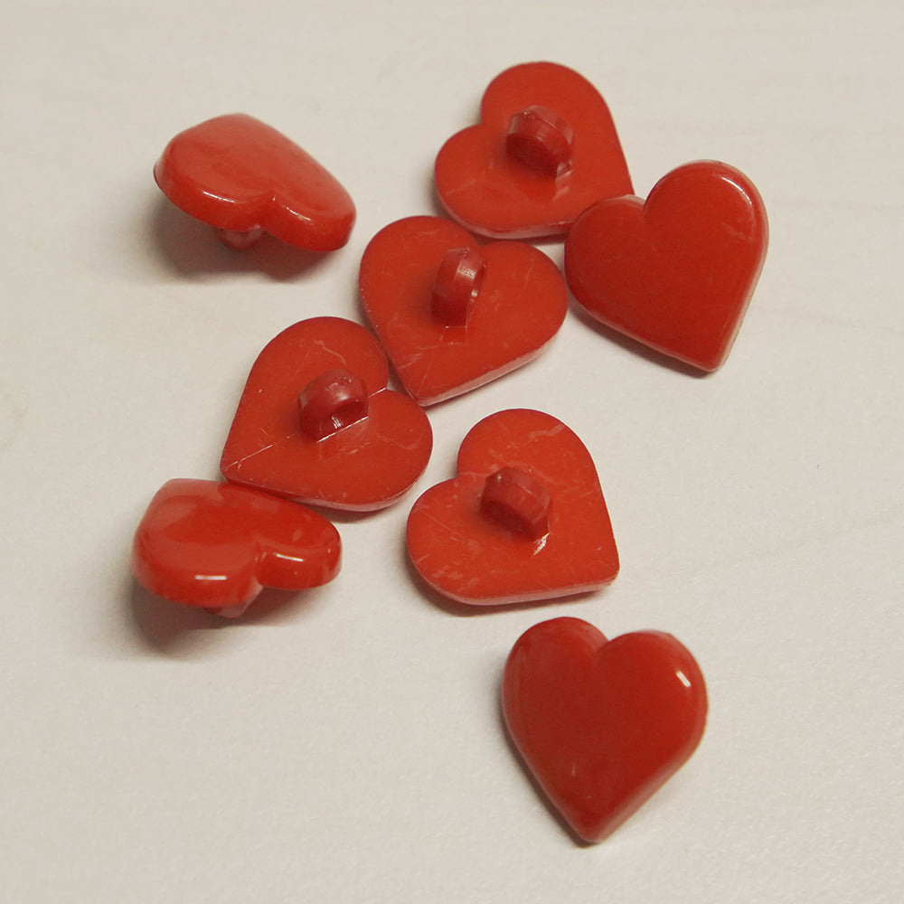 Acrylic buttons heart