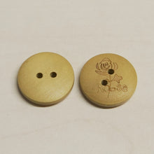 Load image into Gallery viewer, 2-Hole Wooden Buttons
