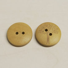 Load image into Gallery viewer, 2-Hole Wooden Buttons
