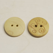 Load image into Gallery viewer, 2-Hole Wooden Buttons
