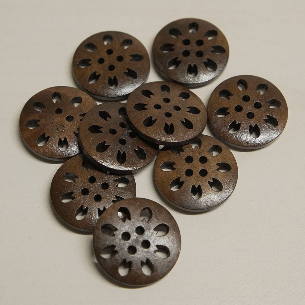 4-Hole Wooden Buttons