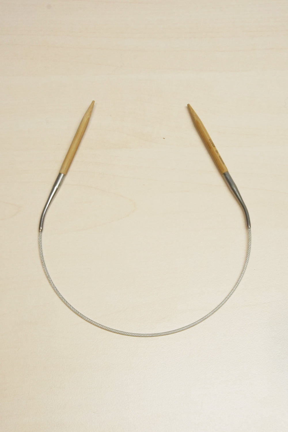40cm Fixed circular knitting needles carbonized bamboo