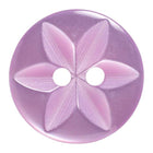 Button Box Basic Round Star Design 16mm