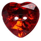 Button Box Crystal Heart Design