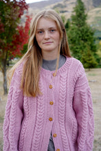 Load image into Gallery viewer, Breeta Sweater and Cardigan - Vintage C609 in 12 Ply
