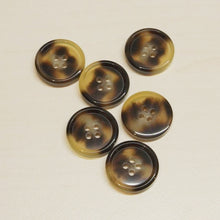Load image into Gallery viewer, 4-Hole button brown mix
