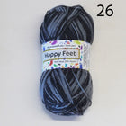 Happy Feet 4 Ply multi-coloured