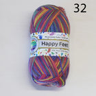 Happy Feet 4 Ply multi-coloured