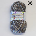 Happy Feet 4 Ply multi-coloured