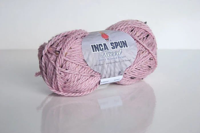 INCA SPUN ALPACA WOOL WORSTED 10 PLY TWEED