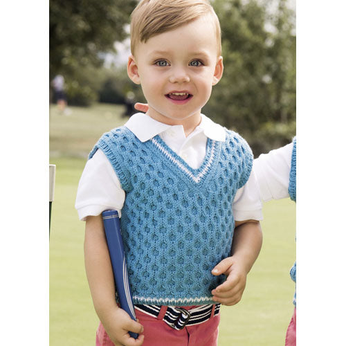 Cool Wool – Childs Slipover (01) 5 Ply