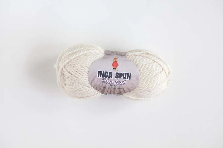 INCA SPUN ALPACA WOOL WORSTED 10 PLY