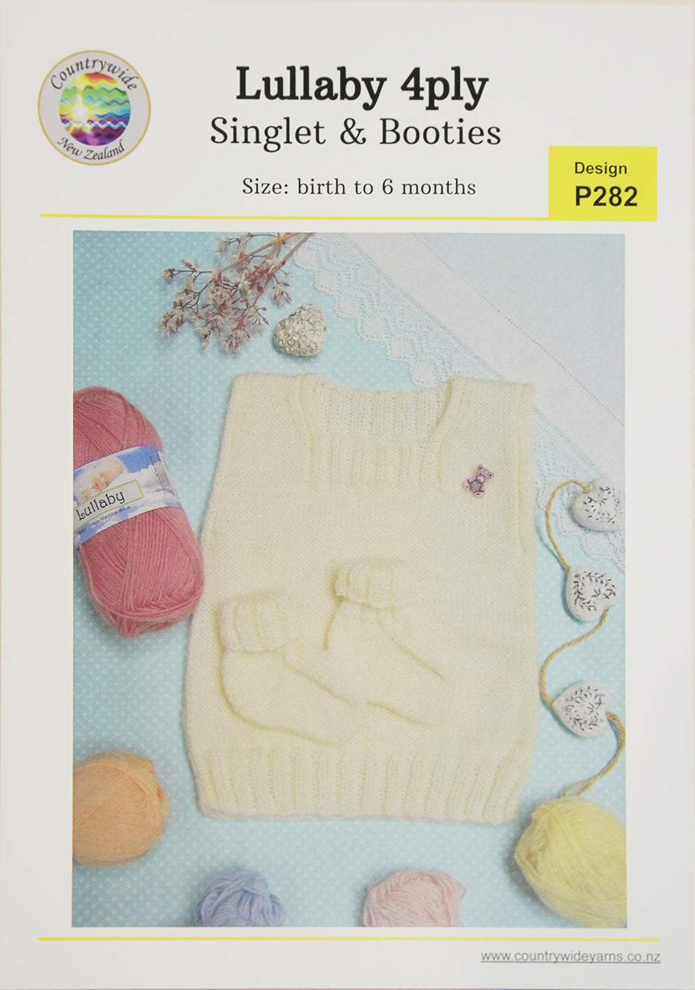Singlet and Booties | Design P282 IN 4 Ply