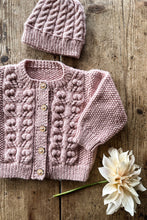 Load image into Gallery viewer, Dahlia Cardi and Hat BC117 in 8 Ply
