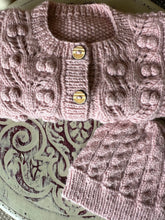Load image into Gallery viewer, Dahlia Cardi and Hat BC117 in 8 Ply
