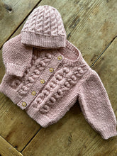 Load image into Gallery viewer, Dahlia Cardi and Hat BC117 in 8 Ply
