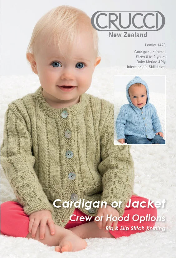 Crucci Pattern 1423 Baby Merino 4ply
